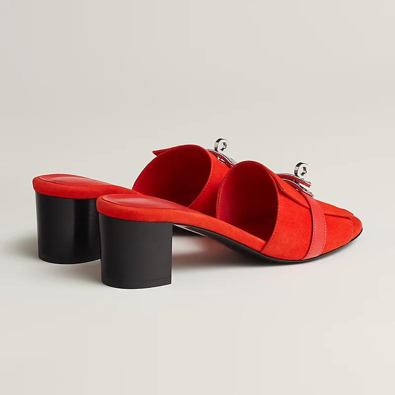 Giày Hermes Gigi 50 Sandal Nữ Cam